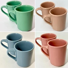 Set of 8 Vintage HLC  Mugs USA from The Homer Laughlin China Company