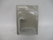 x2 IKEA KVARTAL Rod Bracket 601.646.87 Silver Matte - 7cm 2-4/5" Discontinued