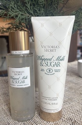 VICTORIA S SECRET WHIPPED MILK & SUGAR FRAGRANCE BODY MIST SPRAY SPLASH 8.4 oz