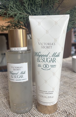 #ad VICTORIA’S SECRET WHIPPED MILK amp; SUGAR FRAGRANCE BODY MIST SPRAY SPLASH 8.4 oz $24.80