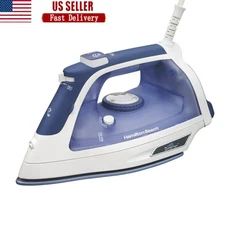 Full-Size Durathon Steam Iron 1500W Non-Stick Auto Shut-Off Self-Cleaning New