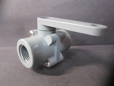 2271890 1/2" x 1/2" FNPT x FNPT PVC Inline Viton Lever Ball Valve
