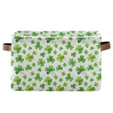 St Patrick Storage Basket,Large Storage Bin Fabric Collapsible Organizer Bag ...
