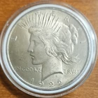 1922 Peace Silver Dollar $1 Business Strike Philadelphia Mint in Plastic Holder