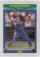 1990 Score Rising Stars Marquis Grissom #99 0p5y