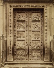 FRATELLI ALINARI (XIX secolo) perimetro, Porta Paradiso, Firenze, 1880 circa, carta albumina