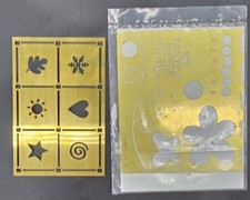 Stampin Up Classy Brass Dry Embossing Lot Of 2 Love Without End