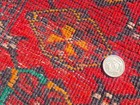 Rare Hand Knotted Vintage Afghan Turkmen Wool Area Rug 3.1 x 1.8 Ft — photo 7