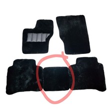 Black Genuine Sheepskin Rear Jumper 1PC Fits 2013 - 2021 Range Rover Full Sized
