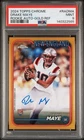 2024 TOPPS CHROME DRAKE MAYE ROOKIE AUTO TRUE GOLD /50 PSA 9