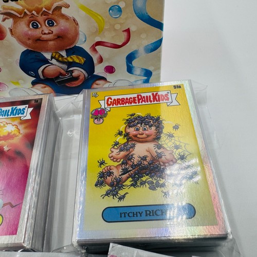 a Name Set 100 Cards +Box +8 Wrappers + GPK Yourself Garbage Pail Kids 40th Ann. - Picture 6 of 8
