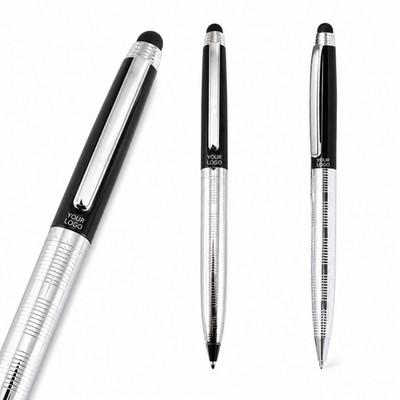 Personalisierter Stylus Kugelschreiber mit Metall Touchscreen Stift 