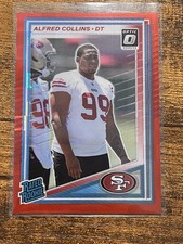 Alfred Collins Red Pandora Rookie Card 49ers NFL RC