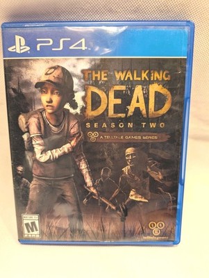 WALKING DEAD SEASON TWO PS4! ZOMBIES FIGHT SURVIVAL HORROR, BLOOD KILL, TELLTALE