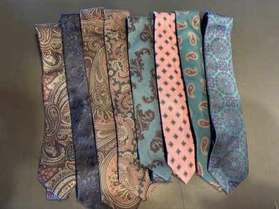 Lot Of 8  Ties -4. Robert Talbott s Neckties 4 Jarrod s
