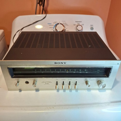 Sony ST-5130 Vintage FM Stereo FM-AM Tuner Silver Face Solid State Hi-Fi Audio