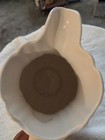 White Ceramic 2 Qt Pitcher w/ Handle, Glossy Solid, Calif USA, H17-2 — photo 9