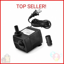 90 GPH Mini Submersible Pump, Small Fountain Pump 5W 350L/H for water feature,