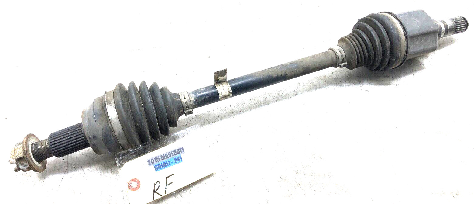 2014-2017 MASERATI GHIBLI S Q4 3.0L V6 AWD RIGHT PASS FRONT CV AXLE SHAFT OEM.