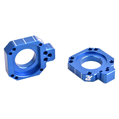 Ride Engineering KTM/Husky Billet Axle Blocks Blue For GASGAS MC 450F 2024-2025