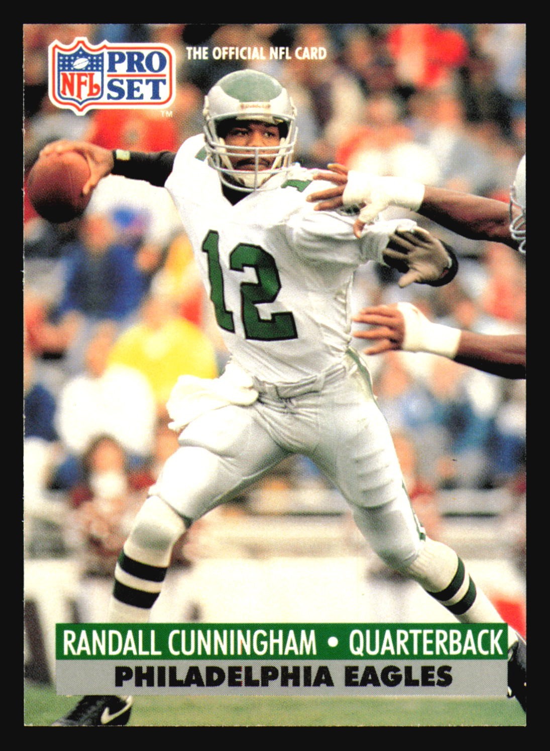 1991 Pro Set Randall Cunningham #256 Philadelphia Eagles