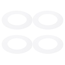 4Pcs 2.8" ID 4.5" OD Plastic Trim Ring Translucent Matte White Goof Rings
