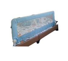 ComfyBumpy Extra Long Bed Rail for Toddlers 55.5" L x 19.5" H In Blue