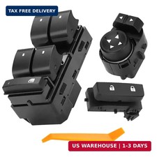 Power Window Control Switch Button,Door Lock Switch Driver Side for 2007-2013 Ch