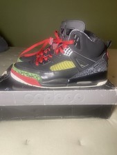 jordan 4 spizike Black Red Green Sz 10.5