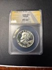 1958 Proof Benjamin Franklin Silver Half Dollar ANACS PF 63