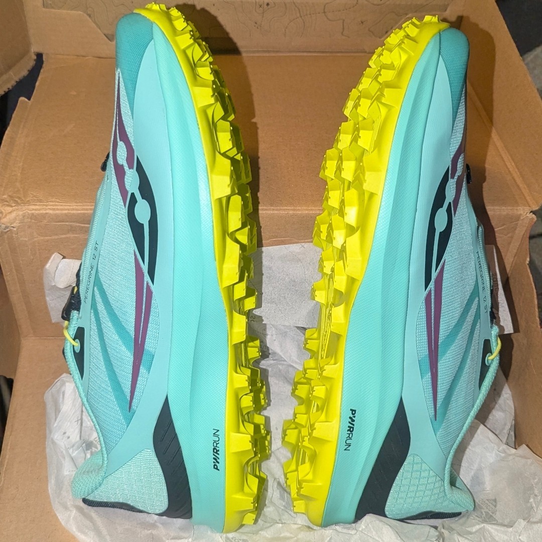 Saucony Peregrine 12 ST Women's Trail Running Shoes Cool Mint Acid S10739-26