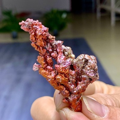29G Rare!! iridescent Native Copper crystal mineral specimen