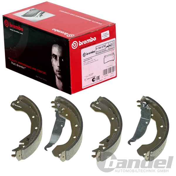 Brembo Bremsbacken Hinterachse Passend FÜR Opel Combo Commodore Kadett Manta-image