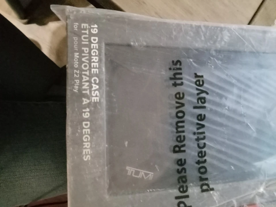 LOTE DE 2) Funda Protectora Tumi 19 Grados Para Motorola Moto Z2 Play - Negra Foto 4 de 4