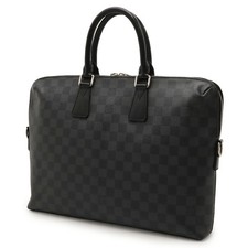 LOUIS VUITTON Porta Documenti Viaggio Valigetta Damier Tela Grafite Nero N48224