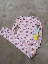 NEW, KIDS 2PC PINK FLORAL SUPER SOFT PAJAMA SET, SIZE 8