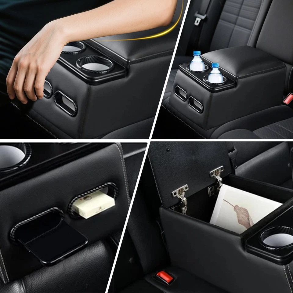 Universal Upgrade Truck Seat/Bench Organizer with Dual Cup Holders/Phone Holder - Imagem 2 de 4