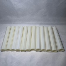Wilton Vintage White Fluted Cake Pillars 5 Inch Tiered Support Columns Set of 14