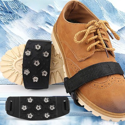 YWJLQH Outdoor Schuhspikes,  Schuhkrallen, Bergstiefel Steigeisen geeignet für