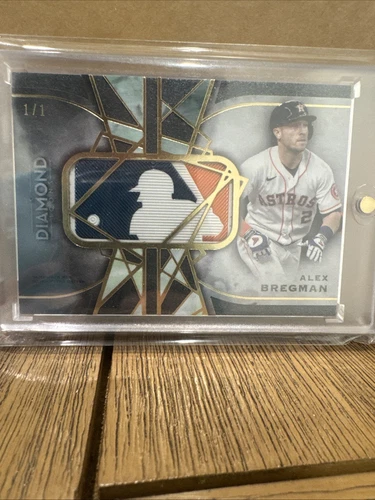 2022 Topps Diamond Icons Alex Bregman Mlb logo patch 1/1 ASTROS REDSOX