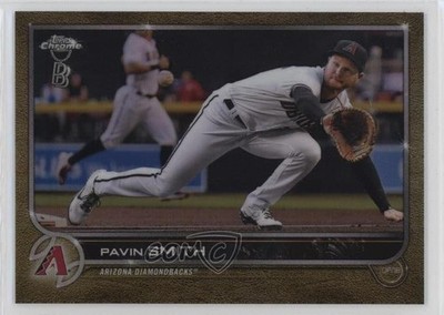 2022 Topps Chrome Ben Baller Edition Gold Refractor 37/50 Pavin Smith #78 ka6