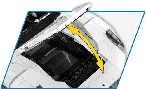 Modellauto Maserati MC20, weiß - Bild 4 von 4