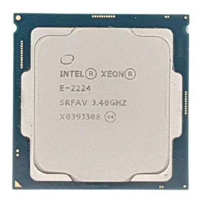 Intel Xeon E-2224 SRFAV 4-Core 3.40GHz 8MB 71W LGA1151 CPU