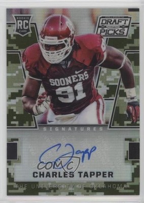 2016 Prizm Collegiate Draft Picks Camo /199 Charles Tapper Rookie Auto RC 2r5