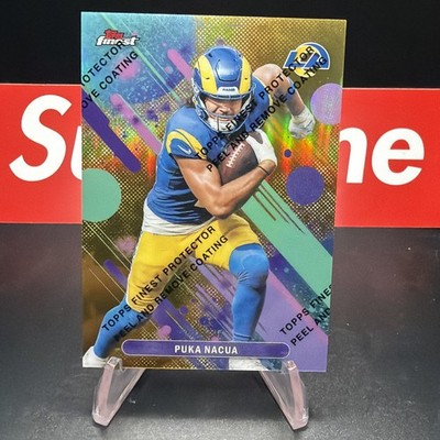PUKA NACUA 2025 TOPPS FINEST GOLD PEEL W/ COATING #89 RAMS /50