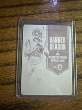 Case Keenum 2016 Panini Prestige Plates & Patches Printing Plate Black #7 1/1