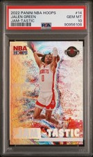 2022 PANINI NBA HOOPS JALEN GREEN JAM-TASTIC JAM-TASTIC #14 PSA 10