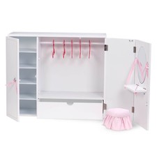 Our Generation Wooden Wardrobe - Closet for 18