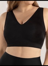 Truekind Everyday Comfort V- Neck Bralette Large