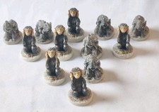 Miniature Animals Figurines Elephant/Monkeys 12 Figurines